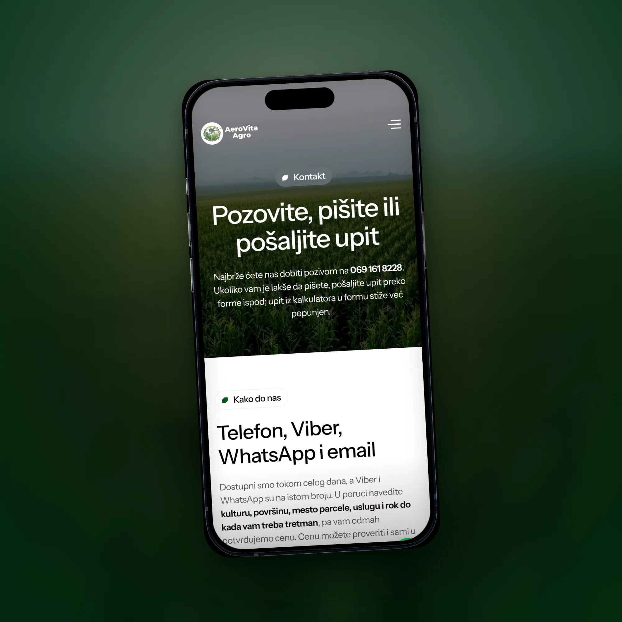 AeroVita Agro, Business Site