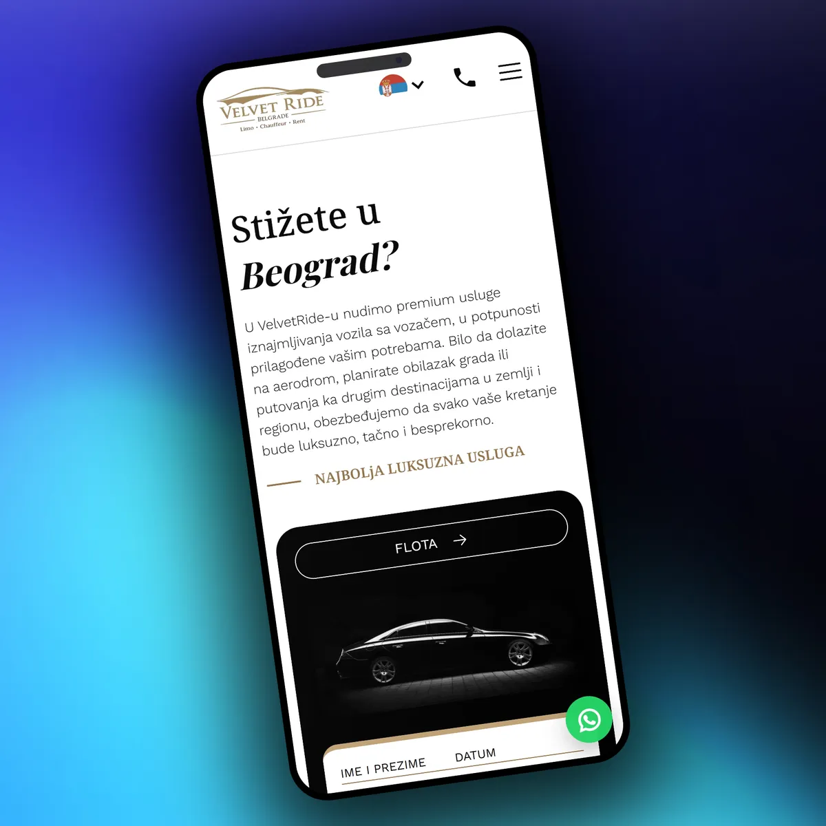 Velvet Ride, Multilingual Site